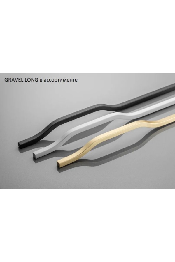 GTV ручка алюминиевая GRAVEL 1200мм, брашированное золото (10шт)/UA-GRAVEL-1200-22