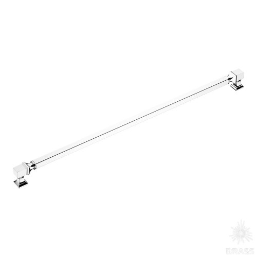 Brass BU 015.480.07SQ  ручка рейлинг, глянцевый хром 480мм