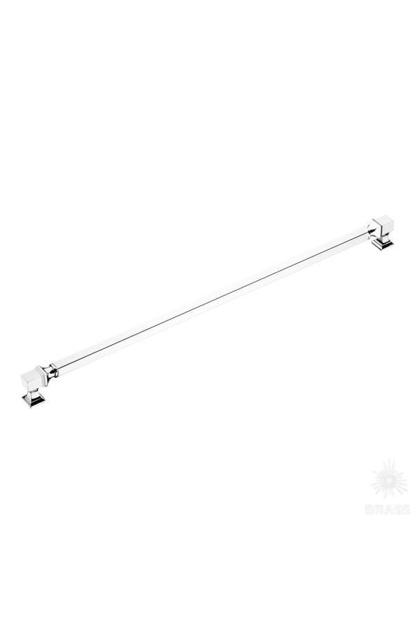 Brass BU 015.480.07SQ  ручка рейлинг, глянцевый хром 480мм