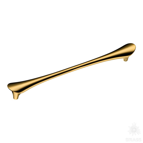 Brass 8600 192 Gold ручка скоба, глянцевое золото 192 мм