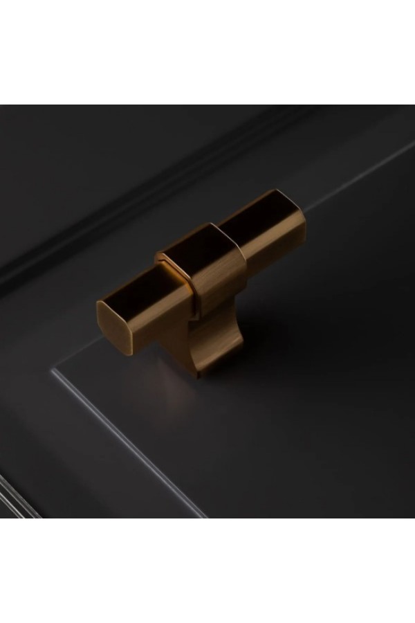 GTV ручка-кнопка IMPERIAL, брашированное золото (40шт)/GZ-IMPERIAL-1-18