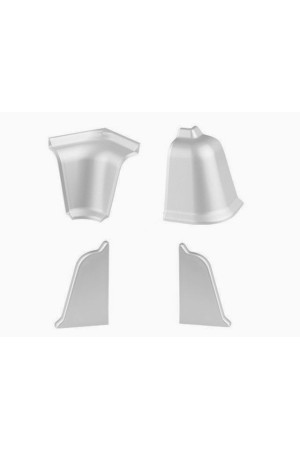 Комплект аксессуаров к пристеночному бортику LB-37 алюминий 37-210 Korner