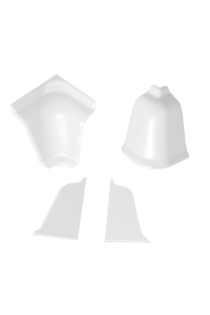 Комплект аксессуаров к пристеночному бортику LB-37 белый 37-476 Korner