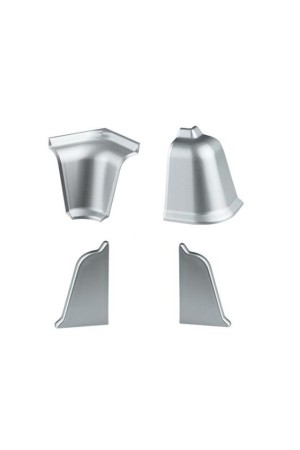 Комплект аксессуаров к пристеночному бортику LB-37 алюминий с напылением 37-310 Korner