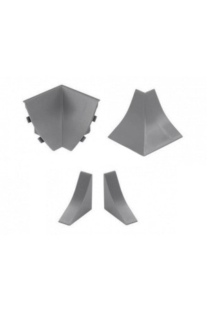 Комплект аксессуаров к пристеночному бортику LB-23 антрацит 20-23-4-620 Korner