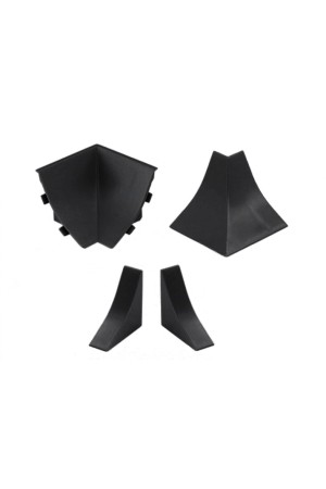 Комплект аксессуаров к пристеночному бортику LB-23 черный 20-23-4-619 Korner