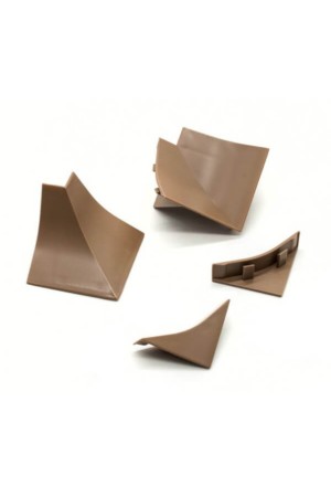 Комплект аксессуаров к пристеночному бортику LB23 дуб каньон 20-23-4-6018 Korner