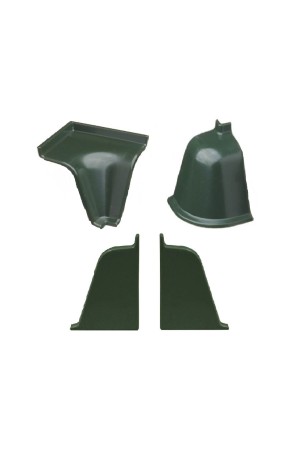 Комплект аксессуаров к пристеночному бортику LB-37 зеленый 37-323 Korner