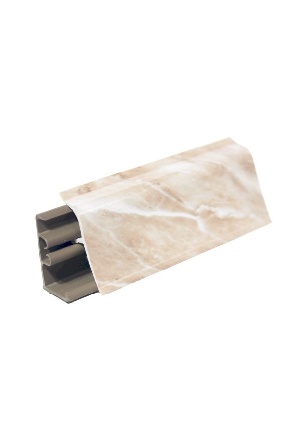 Плинтус для столешниц LB38 мрамор бежевый светлый 3,0м 381-675 Korner