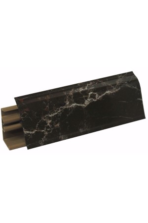 Плинтус для столешниц LB38 мрамор марквина черный глянец 3,0м 381-6094 Korner