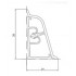 Плинтус для столешниц LB38 малага 3,0м 381-6098 Korner