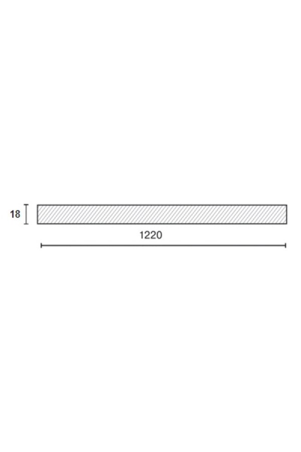 Alvic плита ЛДСП Syncron 1220*18*2750 айс-крим-2/ALV3021.18