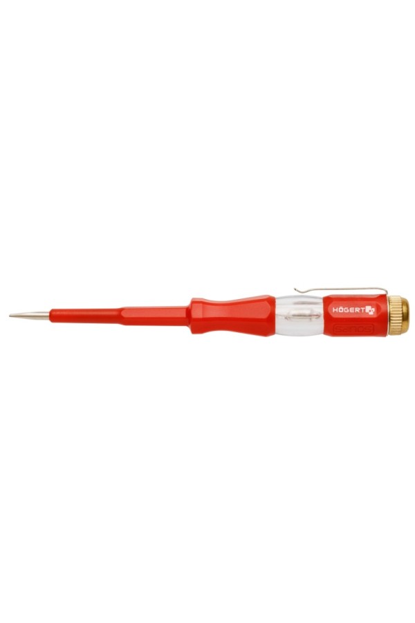 Отвертка индикатор напряжения 100-500В SL3 140мм HT1S982 Hoegert