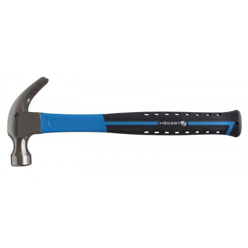 Молоток столяра 450г с ручкой из стекловолокна HT3B034 HOEGERT