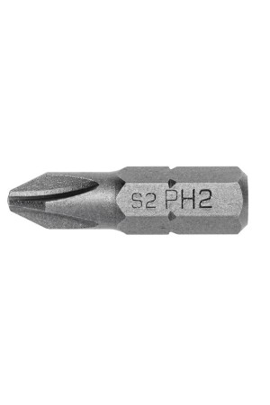Набор бит PH2 25мм сталь S2 упаковка 10шт HT1S304 HOEGERT