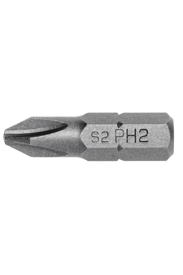 Набор бит PH2 25мм сталь S2 упаковка 5шт HT1S302 HOEGERT