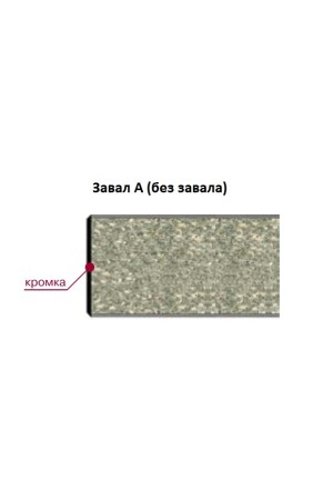 столешница СОЮЗ 600*3050*38*А*424Т оникс серебристый