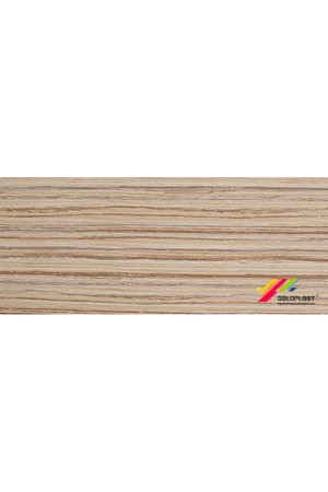 ПВХ кромка 2*19 мм без клея зебрано сахара 8657KR Galodesign