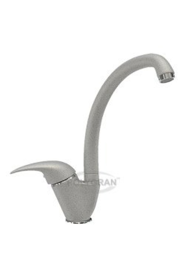 Смеситель высокий излив Эко №14серый