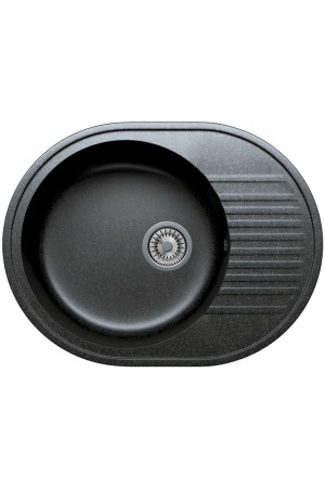 Мойка кварцевая R-122 №911черный 575*455*200мм Tolero