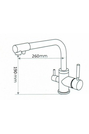 Смеситель высокий излив 3003 морион EMAR