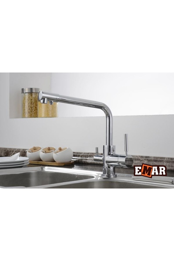 Смеситель высокий излив 3003 агат EMAR