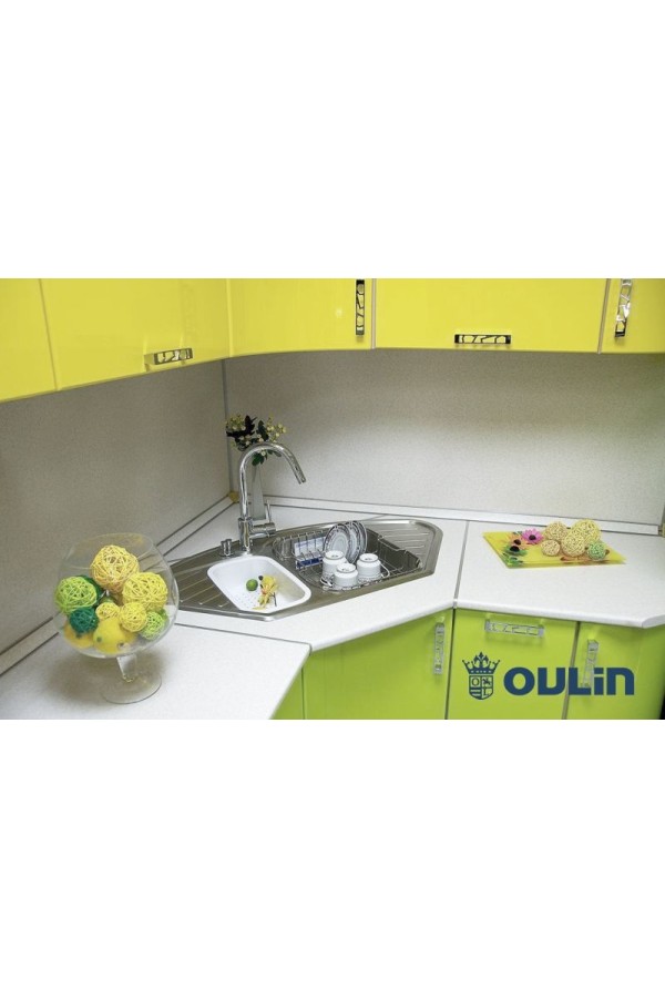 Мойка врезная из нержавеющей стали OL-310 967*518*190*1,0мм Oulin