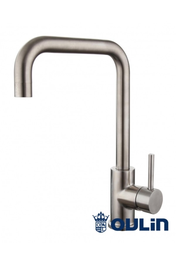 Смеситель высокий излив OL-8019 сатин Oulin