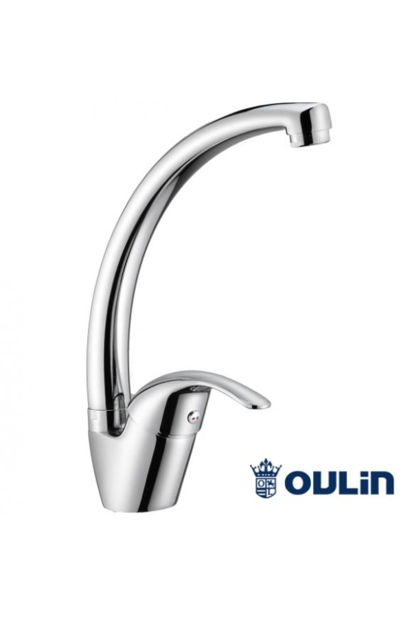 Смеситель высокий излив OL-8000 хром Oulin