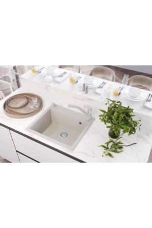 Мойка мраморная Argo 560 №14 серый 560*510*200мм