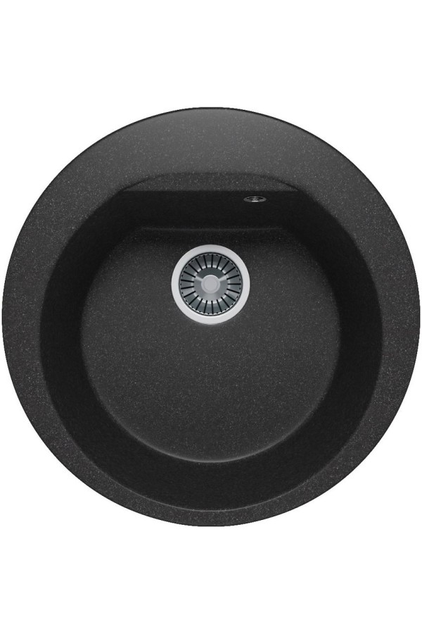 Мойка мраморная Atol-520 №16 черный d520*200мм