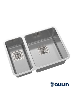 Мойка врезная из нержавеющей стали OL-0369R 590*420*180*1,0мм Oulin