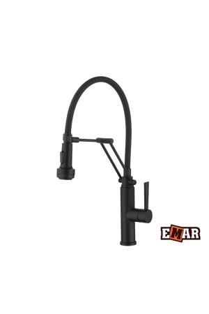 Смеситель высокий излив ECB-7012 черный EMAR