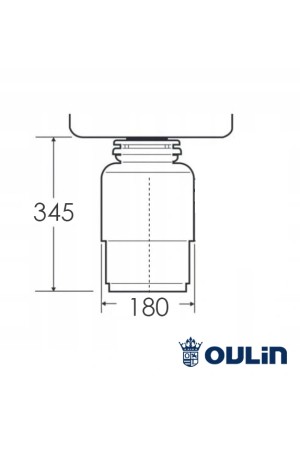 Измельчитель пищевых отходов Oulin KDS553
