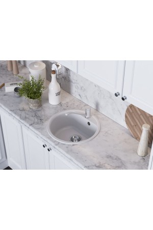 Мойка кварцевая Quartz Bond 480 уголь d410*200мм (без сифона)