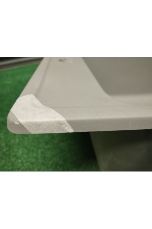 мойка кварцевая Quartz Bond 430 дым 430*480*200мм (без сифона) (дефект)