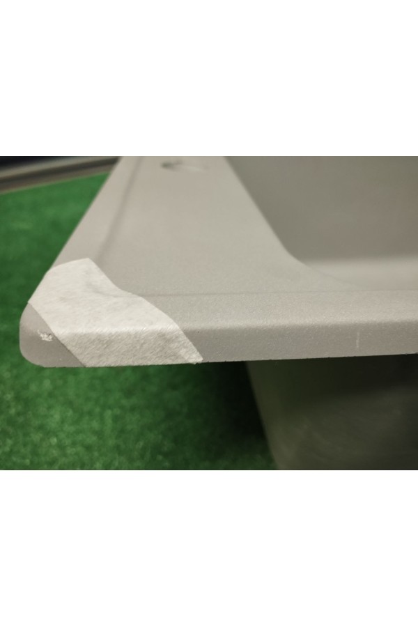 мойка кварцевая Quartz Bond 430 дым 430*480*200мм (без сифона) (дефект)