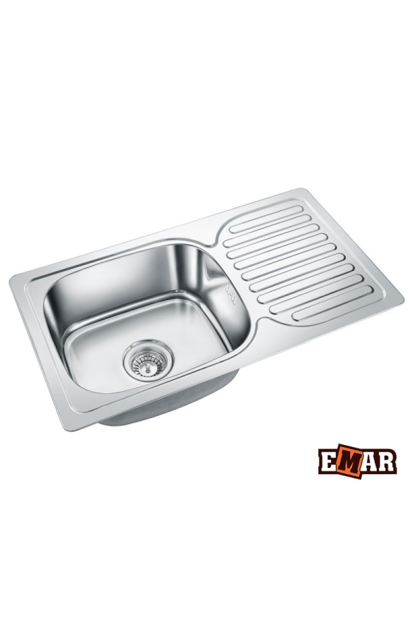 мойка EMAR 302A нерж.сталь врезная 760*420*180*0,8