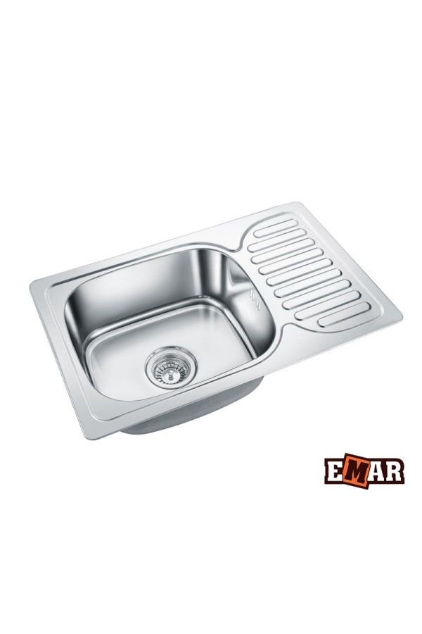 мойка EMAR 6642 нерж.сталь врезная 660*420*180*0,8