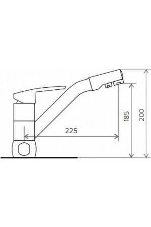 смеситель Элара Дуо №36 белый хлопок