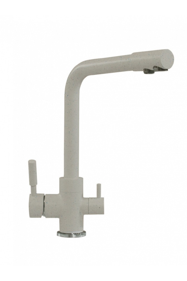 смеситель Высокий Дуо №14 серый