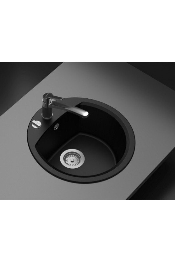 SCHOCK мойка кварцевая Eclipse 45 Cristalite d390 баварский камень, корз.клапан