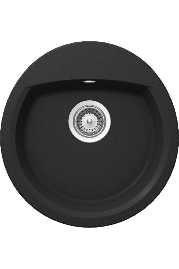 SCHOCK мойка кварцевая Eclipse 45 Cristalite d390 оникс, корз.клапан
