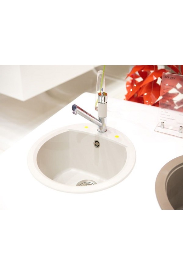 SCHOCK мойка кварцевая Eclipse 45 Cristalite d390 саббиа, корз.клапан
