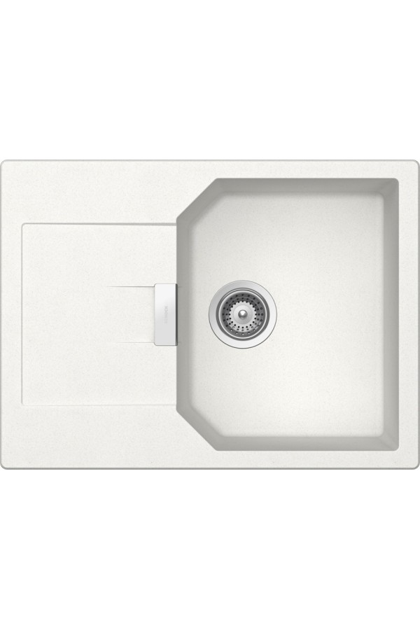 SCHOCK мойка кварцевая Manhattan 45D Cristalite 510*690 альпина, клап.автомат