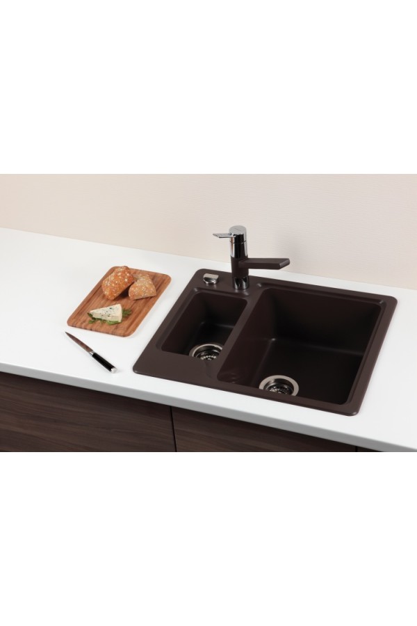 SCHOCK мойка кварцевая Cambridge 60 Cristalite 510*610 оникс