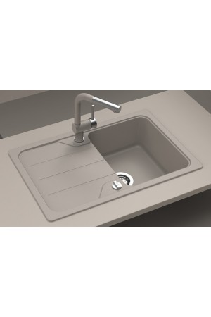 SCHOCK мойка кварцевая Formhaus 45D Cristalite 500*780 альпина