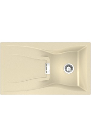 SCHOCK мойка кварцевая Waterfall 45D  Cristadur 500*860 аворио (в уровень со столешницей)