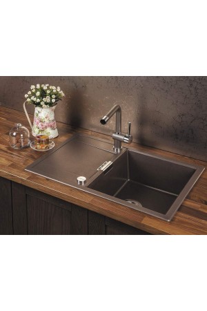 SCHOCK мойка кварцевая Eton 50D Cristadur 510*765 бронза/700609