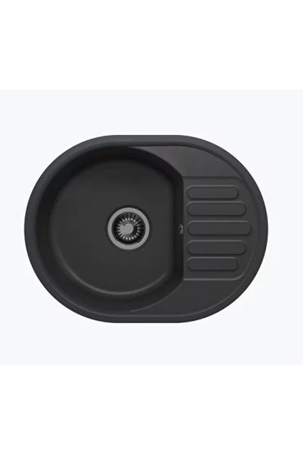 мойка кварцевая Quartz Bond 610 уголь 480х610х190 мм